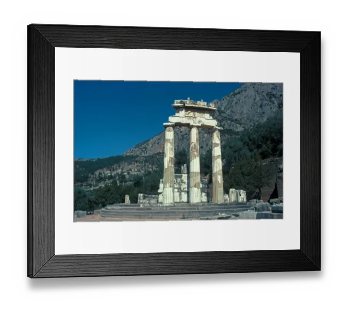 Framed Print : Europe - Greece The Tholos, Delphi, Greece Framed Print : Europe - Greece The Tholos, Delphi, Greece