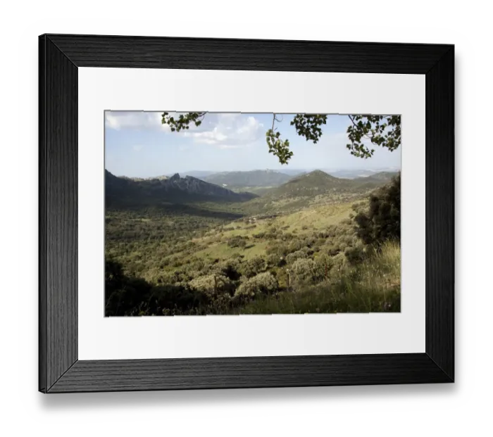 Framed Print : Sierra de Grazalema - Andalucia, Spain