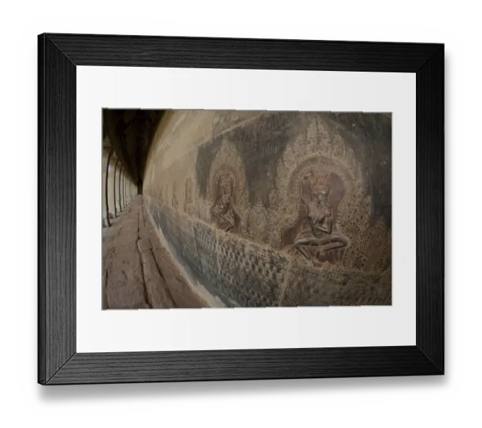 Framed Print : Bas-relief of Apsaras (dancing girls) in corridor of Khmer temple, Angkor Wat, Siem Riep, Cambodia Framed Print : Bas-relief of Apsaras (dancing girls) in corridor of Khmer temple, Angkor Wat, Siem Riep, Cambodia