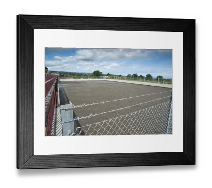 Framed Print : Open slurry store for dairy cattle, North Wales, july Framed Print : Open slurry store for dairy cattle, North Wales, july
