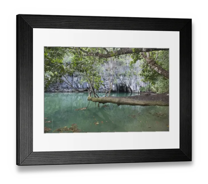 Framed Print : Cave entrance to subterranean river, Puerto Princesa Subterranean River N. P Framed Print : Cave entrance to subterranean river, Puerto Princesa Subterranean River N. P