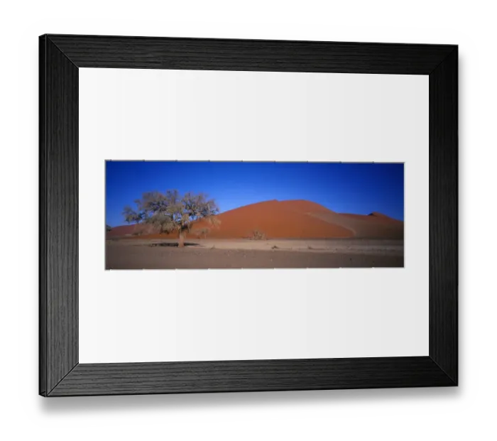 Framed Print : Africa - Namibia Dune 45, Tsauchab River Valley at Sossus Vlei - Namibia