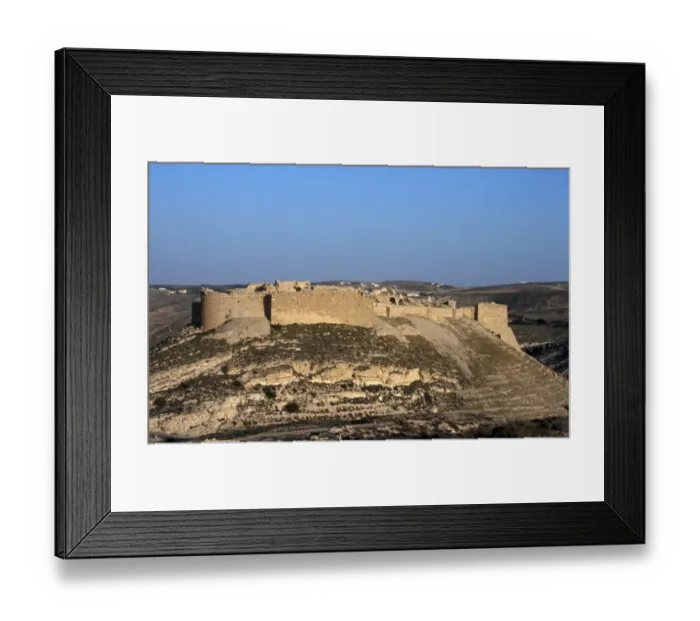 Framed Print : Middle East-Jordan Shobak Castle - Jordan Framed Print : Middle East-Jordan Shobak Castle - Jordan