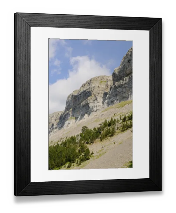 Framed Print : View of mountain valley habitat, Ordesa y Monte Perdido N. P. Pyrenees, Aragon, Spain, june Framed Print : View of mountain valley habitat, Ordesa y Monte Perdido N. P. Pyrenees, Aragon, Spain, june