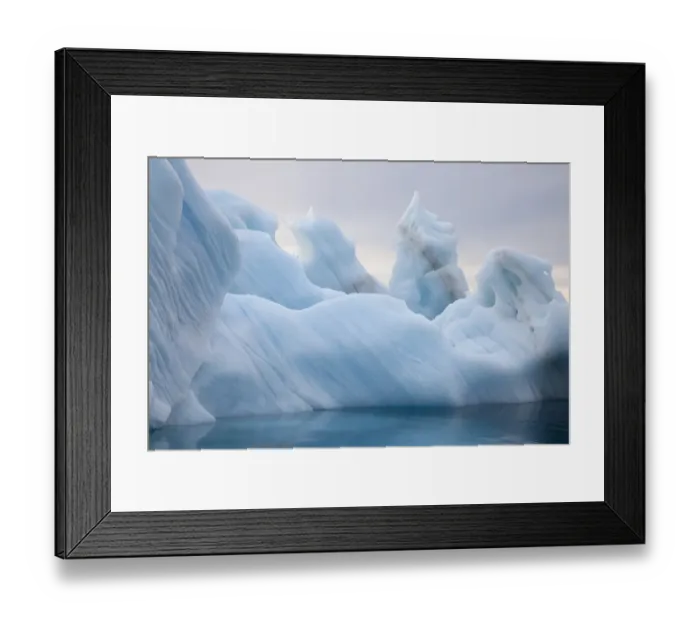 Framed Print : Iceberg drifting at sea, Arctic Sea, Spitsbergen, Svalbard, august Framed Print : Iceberg drifting at sea, Arctic Sea, Spitsbergen, Svalbard, august