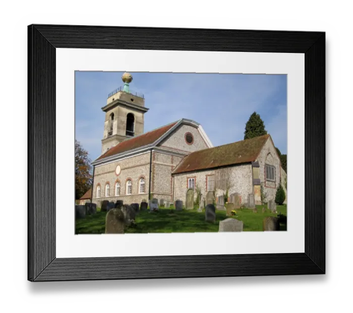 Framed Print : St. Lawrences Church, West Wycombe, Buckinghamshire, England, october Framed Print : St. Lawrences Church, West Wycombe, Buckinghamshire, England, october