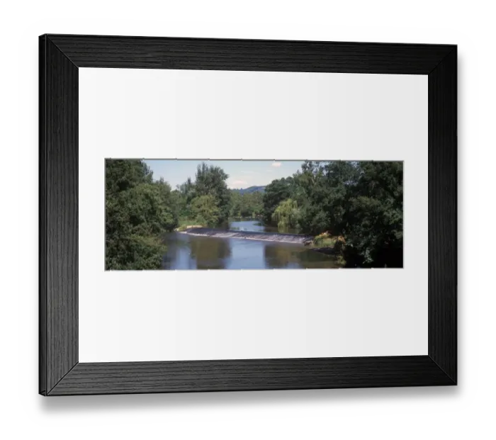 Framed Print : Britain - Shropshire Weir on the River Teme - Ludlow, Shropshire Framed Print : Britain - Shropshire Weir on the River Teme - Ludlow, Shropshire