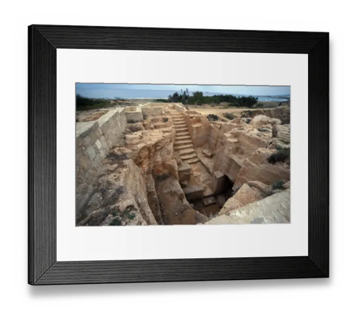 Framed Print : Cyprus Tomb of the Kings - Pafos, Cyprus Framed Print : Cyprus Tomb of the Kings - Pafos, Cyprus