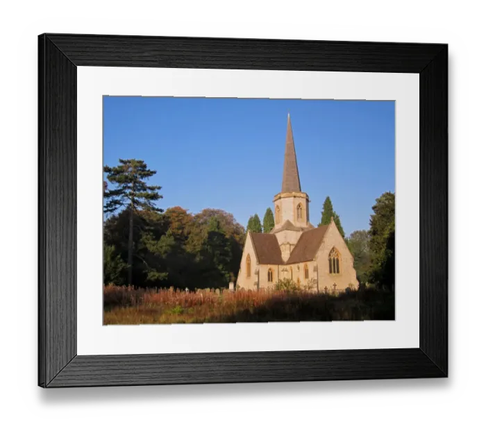 Framed Print : Holy Trinity Church, Penn Wood, Chilterns, Buckinghamshire, England, september