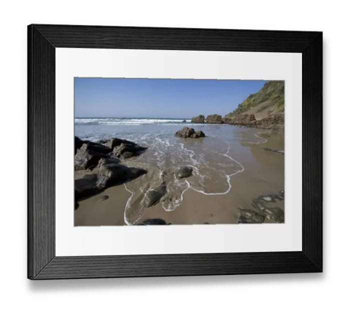Framed Print : Rocky beach below cliffs, Port St. Johns, Wild Coast, Eastern Cape (Transkei), South Africa Framed Print : Rocky beach below cliffs, Port St. Johns, Wild Coast, Eastern Cape (Transkei), South Africa