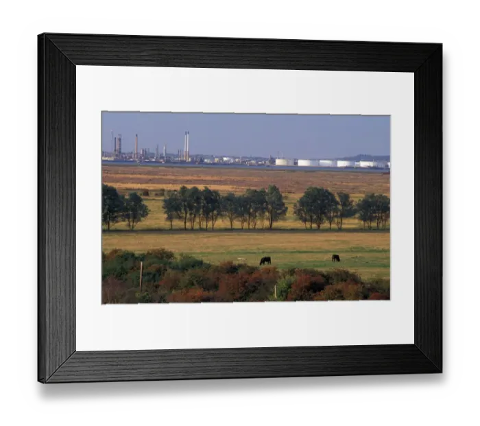 Framed Print : Britain Cliffe Marshes, Cliffe, Kent