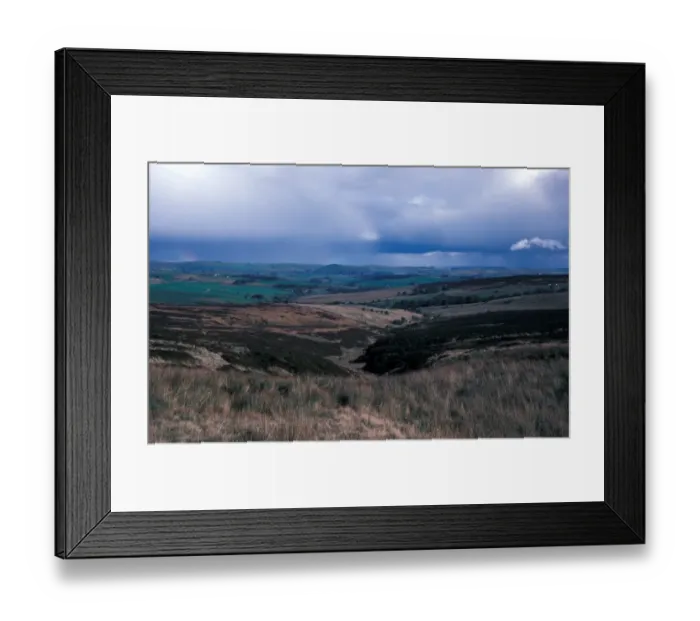 Framed Print : Britain Moorland Staffs Peak District (Near Flash) October Framed Print : Britain Moorland Staffs Peak District (Near Flash) October