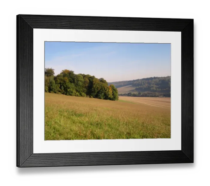 Framed Print : View across Bradenham valley from Hearnton Wood, near West Wycombe, Chiltern Hills, Buckinghamshire, England, october Framed Print : View across Bradenham valley from Hearnton Wood, near West Wycombe, Chiltern Hills, Buckinghamshire, England, october