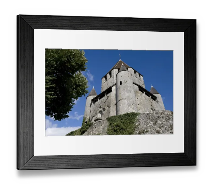 Framed Print : View of Medieval castle, unesco world heritage site, Tour Cesar (Caesar Tower), Provins, Seine-et-Marne, France Framed Print : View of Medieval castle, unesco world heritage site, Tour Cesar (Caesar Tower), Provins, Seine-et-Marne, France