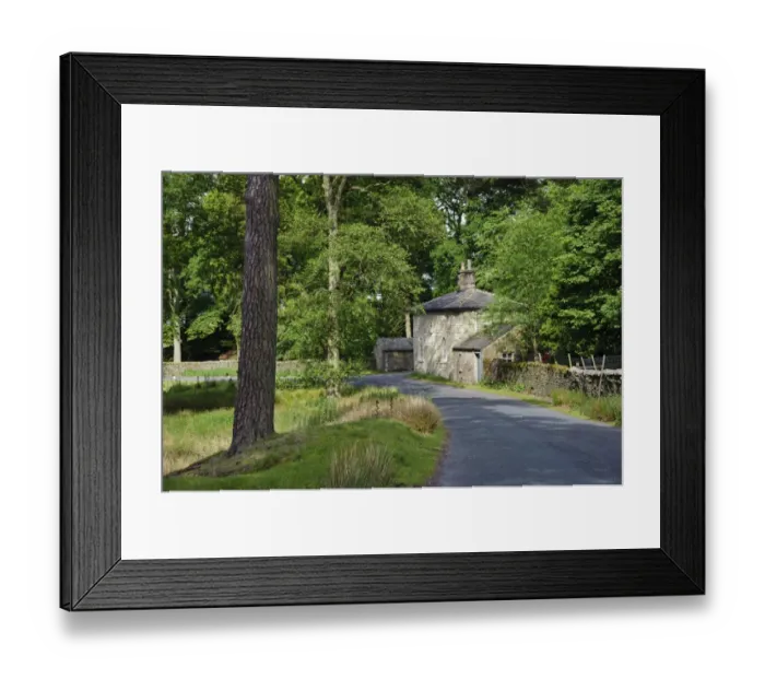 Framed Print : Small house originally intended as gate lodge for ruined Wyresdale Tower, Tower Lodge, Marshaw, Over Wyresdale Framed Print : Small house originally intended as gate lodge for ruined Wyresdale Tower, Tower Lodge, Marshaw, Over Wyresdale