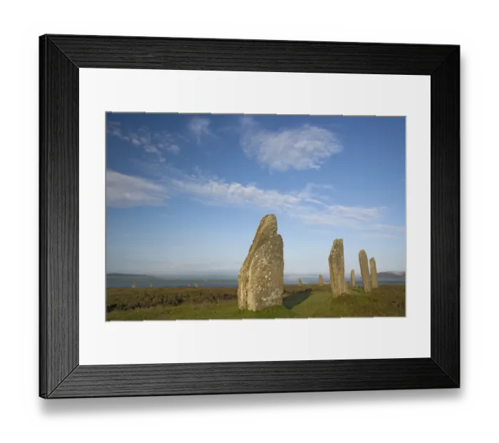Framed Print : Neolithic stone circle, Ring of Brodgar, Mainland, Orkney, Scotland, june Framed Print : Neolithic stone circle, Ring of Brodgar, Mainland, Orkney, Scotland, june