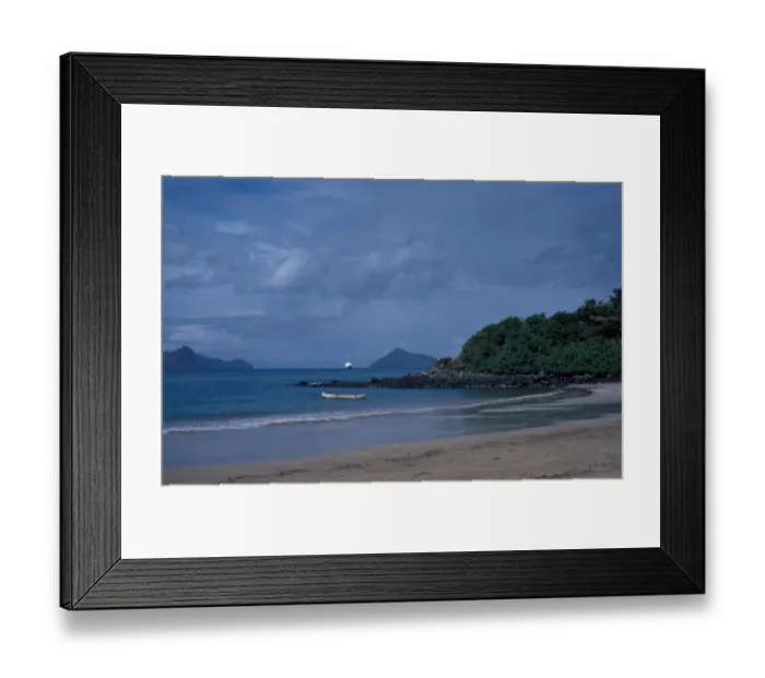 Framed Print : Coromos Islands Coastline. Moheli