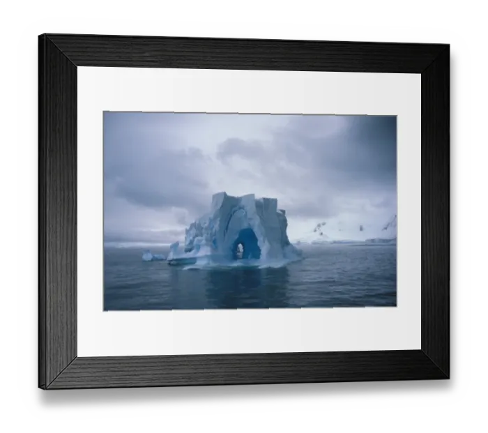 Framed Print : Icebergs Castle / Antarctic Framed Print : Icebergs Castle / Antarctic