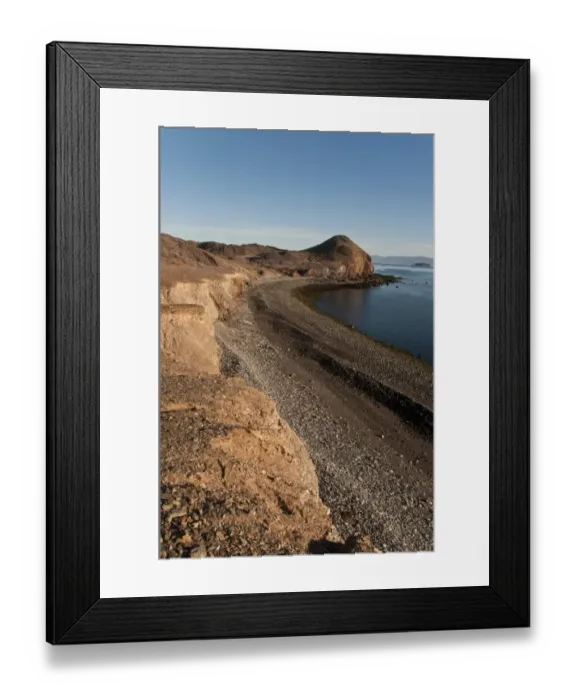Framed Print : View of coastline, Bahia de los Angeles, Sea of Cortes, Baja California, Mexico, march Framed Print : View of coastline, Bahia de los Angeles, Sea of Cortes, Baja California, Mexico, march