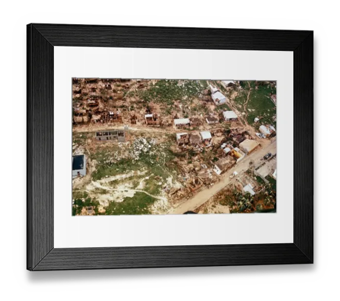 Framed Print : Hurricane Hurricane Inez / Dominican Republic / October 1996 Framed Print : Hurricane Hurricane Inez / Dominican Republic / October 1996