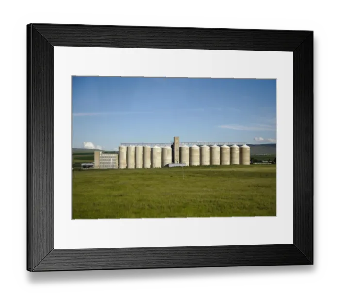 Framed Print : Grain silos, Paulpietersberg, KwaZulu-Natal, South Africa Framed Print : Grain silos, Paulpietersberg, KwaZulu-Natal, South Africa