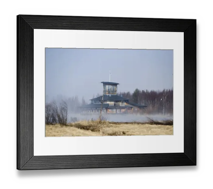 Framed Print : View of reserve visitor centre, Liminka Bay Nature Centre, Liminka, Oulu, Northern Ostrobothnia, Finland, april Framed Print : View of reserve visitor centre, Liminka Bay Nature Centre, Liminka, Oulu, Northern Ostrobothnia, Finland, april