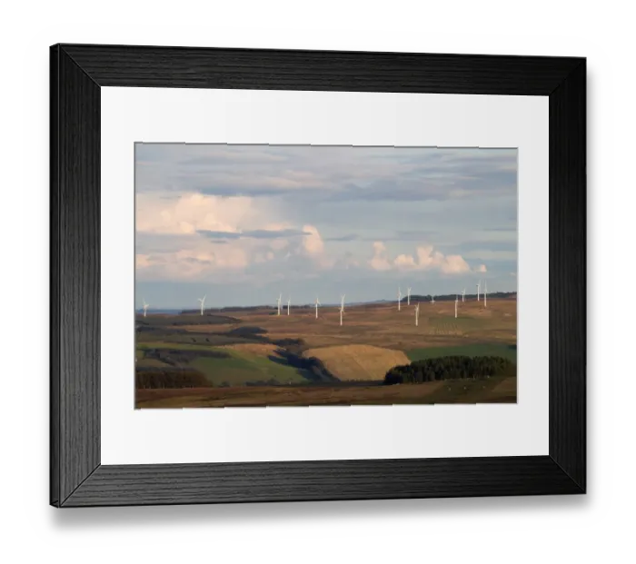 Framed Print : Wind turbines on upland farmland, Lammermuir Hills, Scottish Borders, Scotland, september Framed Print : Wind turbines on upland farmland, Lammermuir Hills, Scottish Borders, Scotland, september