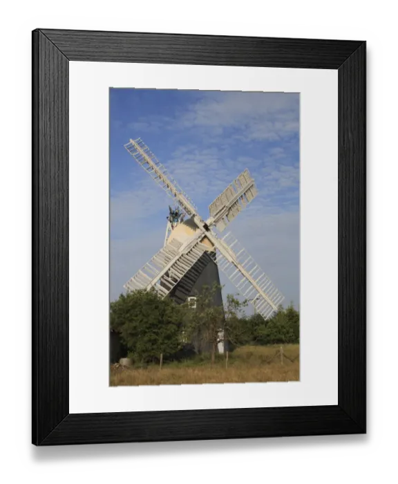 Framed Print : Nineteenth Century tower mill, Thelnetham Windmill, Thelnetham, Little Ouse Valley, Suffolk, England, june Framed Print : Nineteenth Century tower mill, Thelnetham Windmill, Thelnetham, Little Ouse Valley, Suffolk, England, june