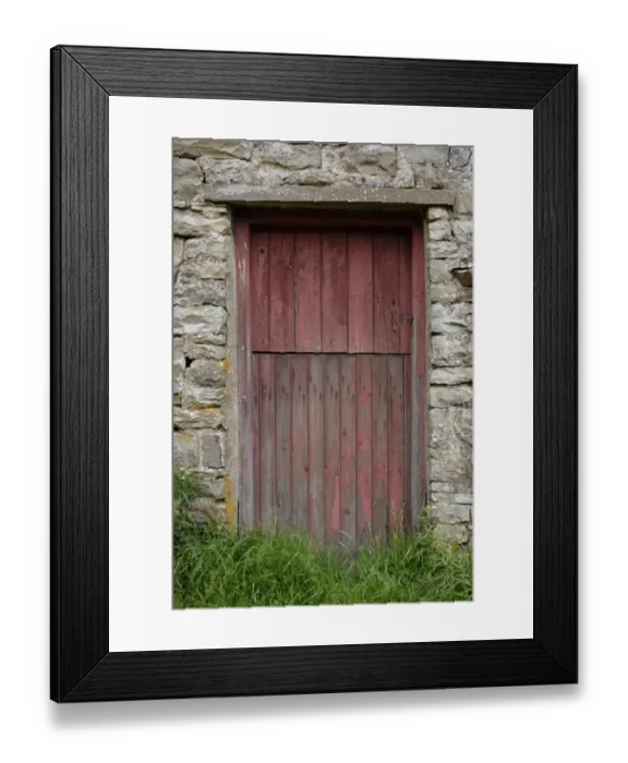 Framed Print : Red door of stone barn, Muker, Swaledale, Yorkshire Dales N. P. North Yorkshire, England, june Framed Print : Red door of stone barn, Muker, Swaledale, Yorkshire Dales N. P. North Yorkshire, England, june