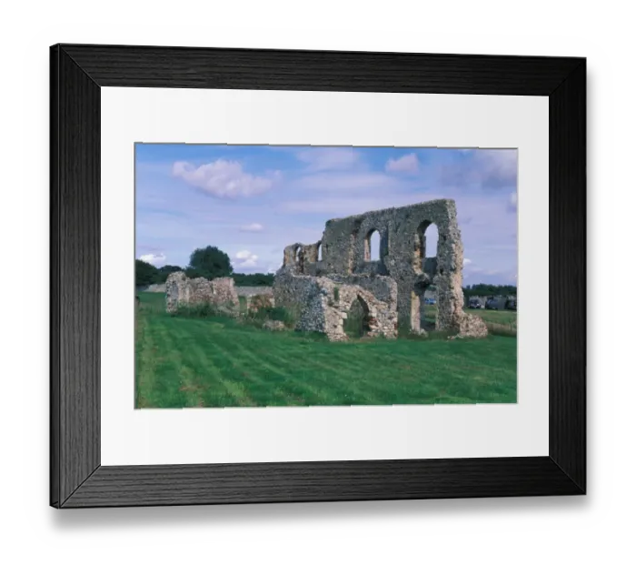 Framed Print : Suffolk Dunwich Greyfriars a 13th Century ruin Framed Print : Suffolk Dunwich Greyfriars a 13th Century ruin