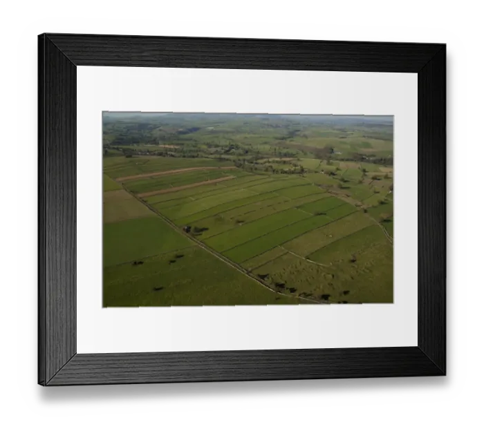 Framed Print : Aerial view of drystone walls and old field systems, White Peak, Peak District, Derbyshire, England, september Framed Print : Aerial view of drystone walls and old field systems, White Peak, Peak District, Derbyshire, England, september