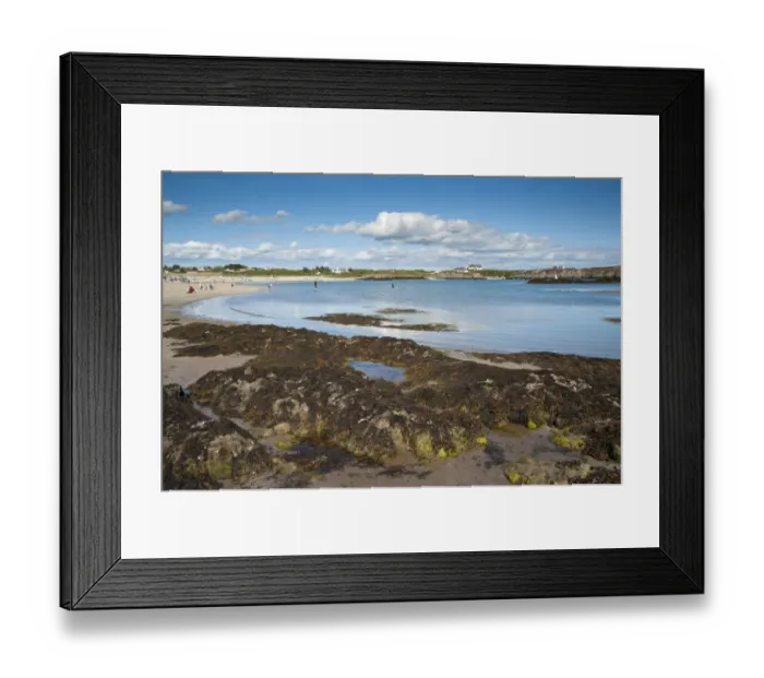 Framed Print : View of beach and coastline, Borthwen, Cymyran Bay, Anglesey, North Wales, august Framed Print : View of beach and coastline, Borthwen, Cymyran Bay, Anglesey, North Wales, august