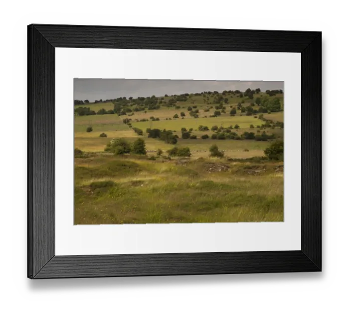 Framed Print : View of moorland habitat, Bonsall Moor, Peak District, Derbyshire, England, june Framed Print : View of moorland habitat, Bonsall Moor, Peak District, Derbyshire, England, june