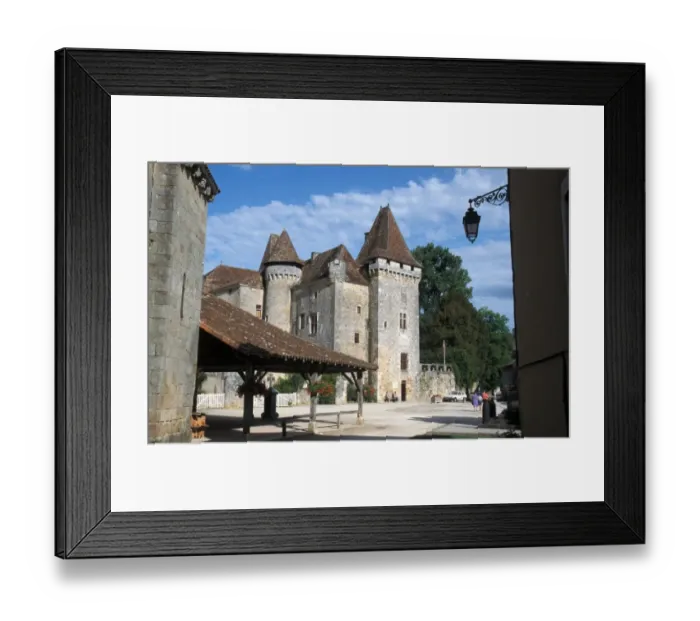 Framed Print : France Chateau de la Marthonie at St Jory de Chalais - Dordogne, France Framed Print : France Chateau de la Marthonie at St Jory de Chalais - Dordogne, France