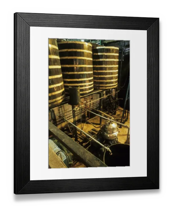 Framed Print : Cider maturing vats and blending equipment, Westons Cider, Much Marcle, Herefordshire, England Framed Print : Cider maturing vats and blending equipment, Westons Cider, Much Marcle, Herefordshire, England