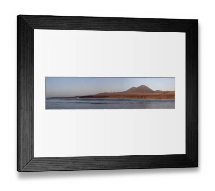 Framed Print : Looking north east over the Sound of Islay towards Jura and the Paps