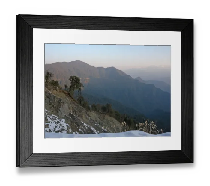 Framed Print : View from high up in hills at dawn, Mishmi Hills, Arunachal Pradesh, India, january Framed Print : View from high up in hills at dawn, Mishmi Hills, Arunachal Pradesh, India, january