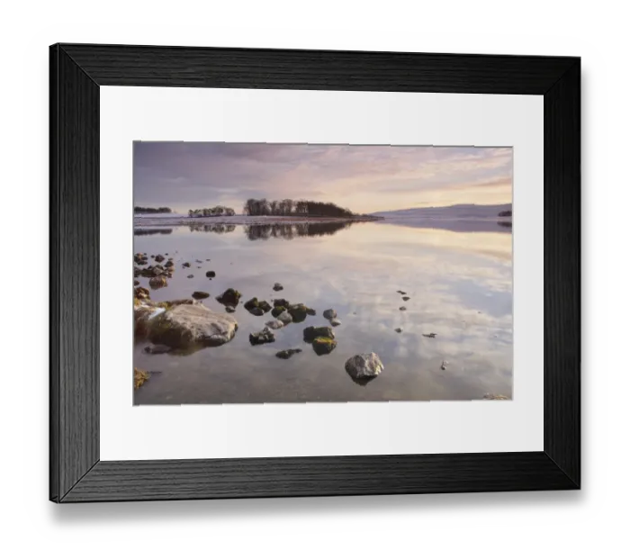 Framed Print : View of rocks in glacial lake at sunset after snowfall, Malham Tarn, Malhamdale, Yorkshire Dales N. P Framed Print : View of rocks in glacial lake at sunset after snowfall, Malham Tarn, Malhamdale, Yorkshire Dales N. P