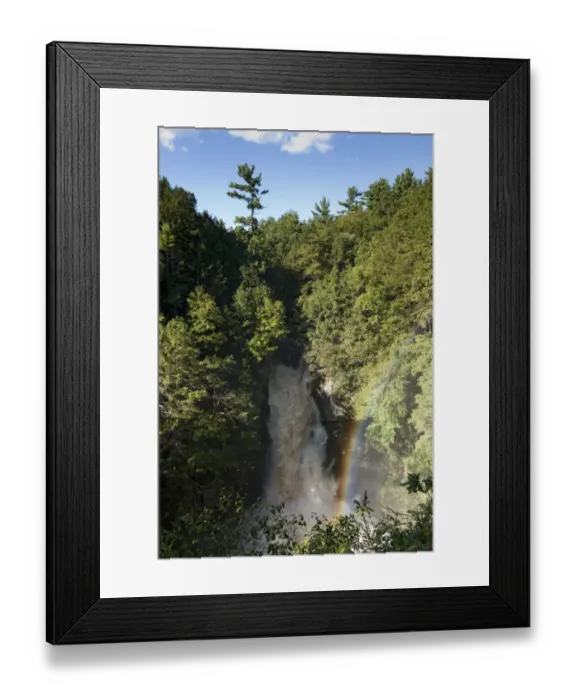 Framed Print : Main falls in spate after Hurricane Irene, Bushkill Falls, Poconos Mountains, near Delaware Water Gap, Pennsylvania Framed Print : Main falls in spate after Hurricane Irene, Bushkill Falls, Poconos Mountains, near Delaware Water Gap, Pennsylvania