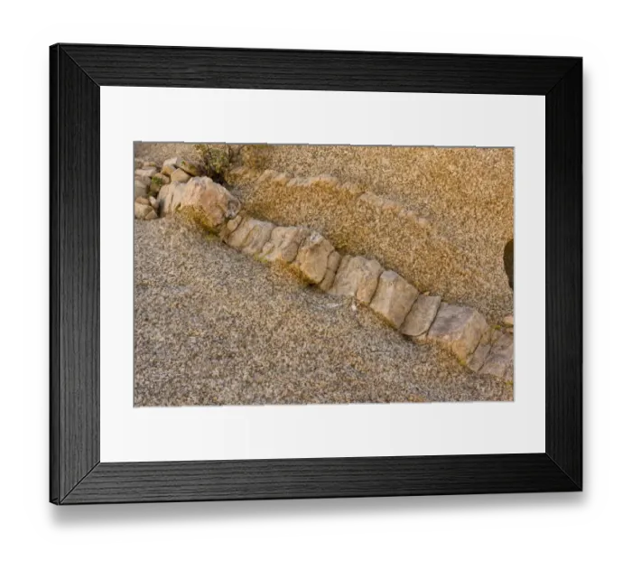 Framed Print : Monzo-granite with intrusive sill, Joshua Tree N. P. Mojave Desert, California, U. S. A. february Framed Print : Monzo-granite with intrusive sill, Joshua Tree N. P. Mojave Desert, California, U. S. A. february