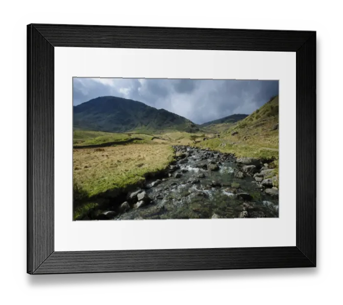 Framed Print : View of upland river feeding into Haweswater Reservoir, Mardale Beck, Mardale Valley, Lake District, Cumbria, England Framed Print : View of upland river feeding into Haweswater Reservoir, Mardale Beck, Mardale Valley, Lake District, Cumbria, England