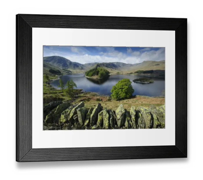 Framed Print : View over drystone wall towards upland reservoir, Haweswater Reservoir, Mardale Valley, Lake District, Cumbria Framed Print : View over drystone wall towards upland reservoir, Haweswater Reservoir, Mardale Valley, Lake District, Cumbria
