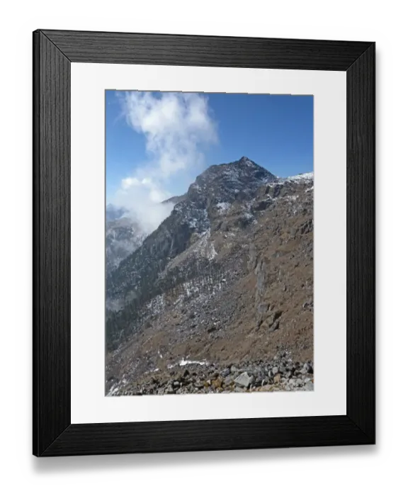 Framed Print : View over sparsely vegetated upper slopes of mountain at dawn, Eaglenest Wildlife Sanctuary, Arunachal Pradesh, India Framed Print : View over sparsely vegetated upper slopes of mountain at dawn, Eaglenest Wildlife Sanctuary, Arunachal Pradesh, India