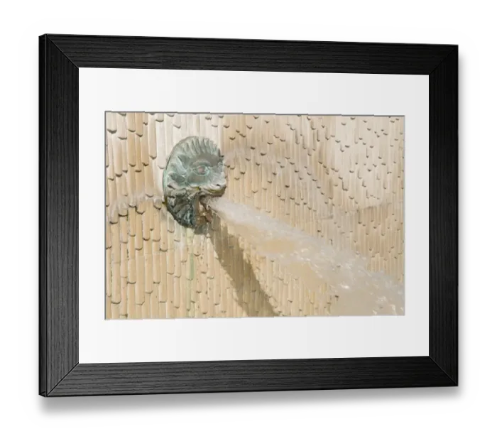 Framed Print : Lions head ornamental fountain in city churchyard, Festival Gardens, St. Pauls Cathedral, City of London, London Framed Print : Lions head ornamental fountain in city churchyard, Festival Gardens, St. Pauls Cathedral, City of London, London