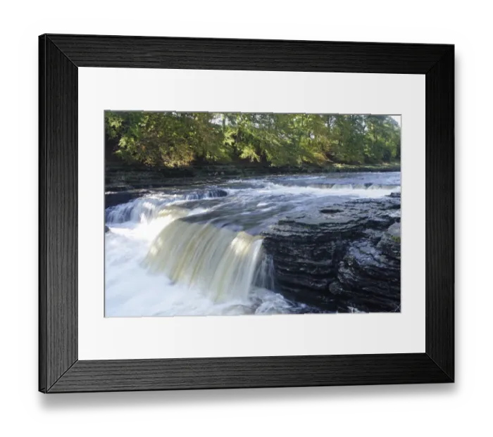 Framed Print : Waterfall (Middle Falls) on River Ure, Aysgarth Falls, Aysgarth, Wensleydale, Yorkshire Dales N. P Framed Print : Waterfall (Middle Falls) on River Ure, Aysgarth Falls, Aysgarth, Wensleydale, Yorkshire Dales N. P