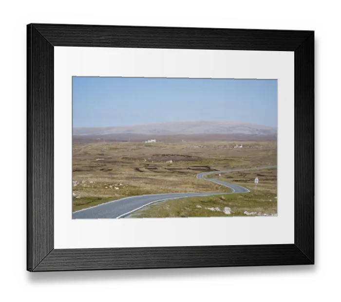 Framed Print : Single track road through moorland to Eshaness, Mainland, Shetland Islands, Scotland, June Framed Print : Single track road through moorland to Eshaness, Mainland, Shetland Islands, Scotland, June