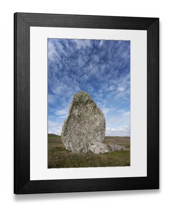 Framed Print : Standing stone, Burragarth, Unst, Shetland Islands, Scotland, June Framed Print : Standing stone, Burragarth, Unst, Shetland Islands, Scotland, June