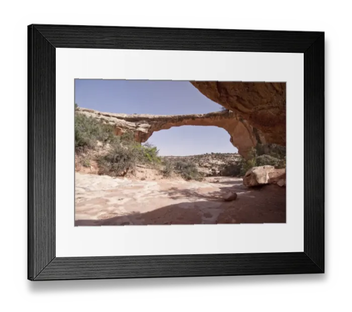 Framed Print : Owachomo Bridge at Natural Bridges National Monument, which is in southeast Utah, America Framed Print : Owachomo Bridge at Natural Bridges National Monument, which is in southeast Utah, America