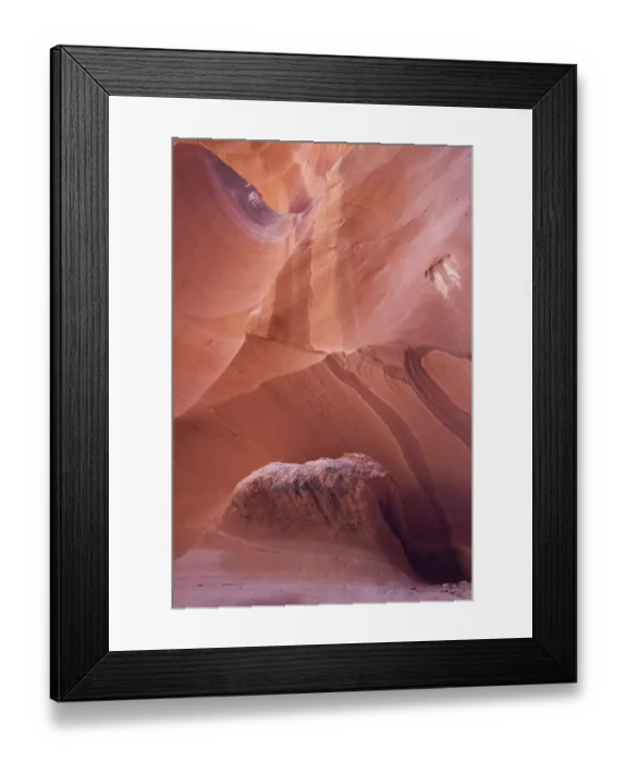 Framed Print : Upper Antelope Canyon was formed by erosion of Navajo Sandstone, primarily due to flash flooding where during monsoon Framed Print : Upper Antelope Canyon was formed by erosion of Navajo Sandstone, primarily due to flash flooding where during monsoon