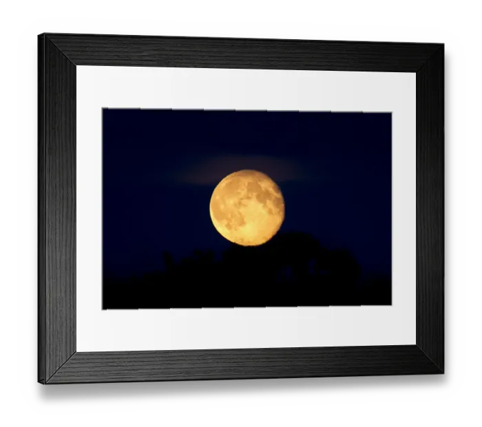 Framed Print : A rising full red moon, 2nd September 2012 Framed Print : A rising full red moon, 2nd September 2012